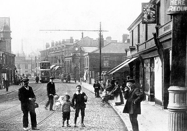 Stand Lane, Radcliffe, early 1900s