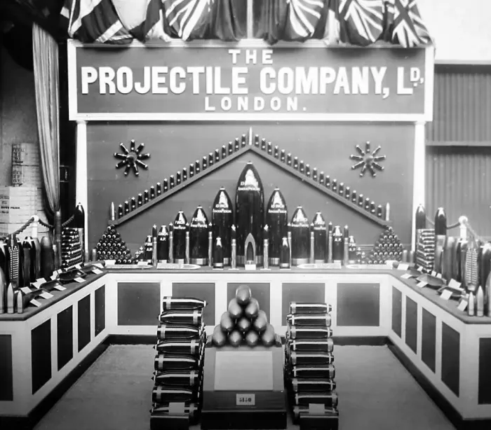 Framed Print : Stand of the Projectile Company Ltd at the Royal Framed Print : Stand of the Projectile Company Ltd at the Royal