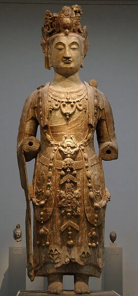 Standing Bodhisattva. Northern Qi Dynasty (550-577). China