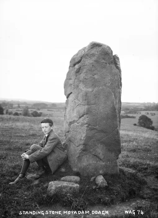 Framed Print : Standing Stone, Moyadam, Doagh Framed Print : Standing Stone, Moyadam, Doagh