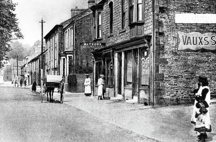 Framed Print : Stanhope Front Street early 1900s Framed Print : Stanhope Front Street early 1900s