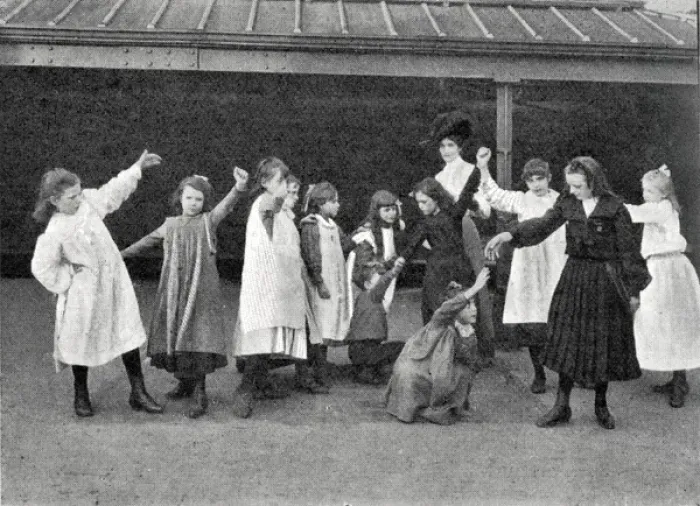 Framed Print : Stanhope Street School, London - Playing Statues Framed Print : Stanhope Street School, London - Playing Statues