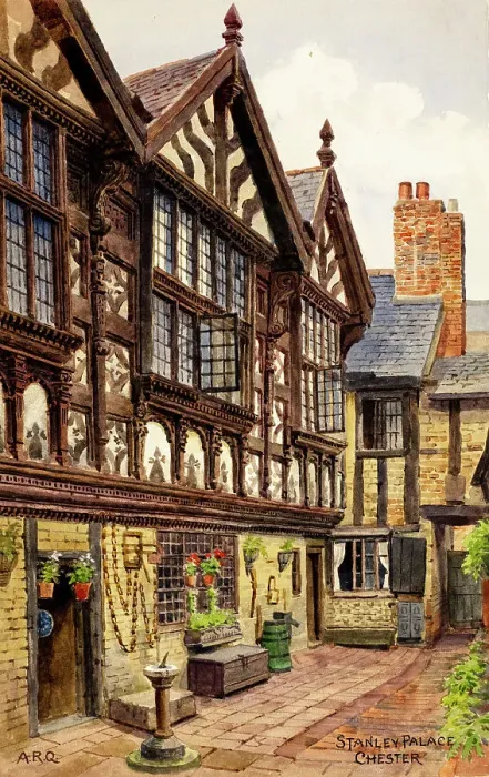 Framed Print : Stanley Palace, Chester, Cheshire Framed Print : Stanley Palace, Chester, Cheshire