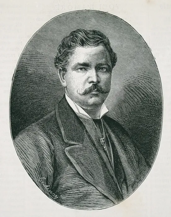 Framed Print : Stanley, Sir Henry Morton (1841-1904). Etching