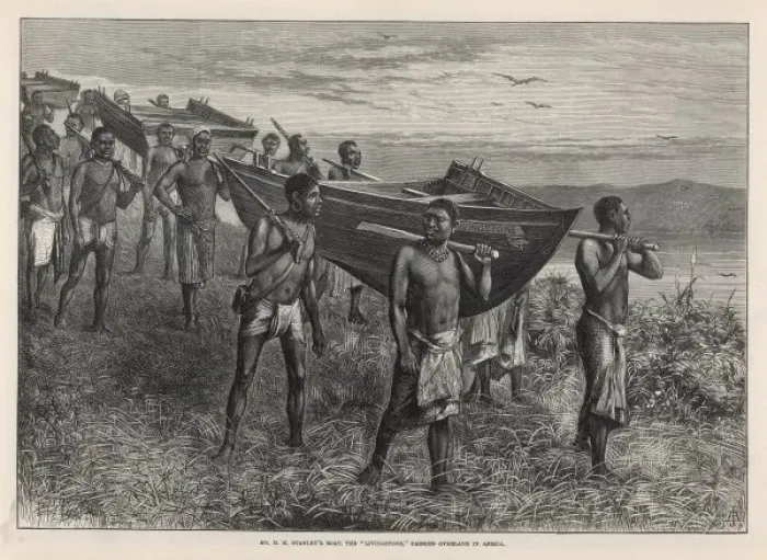 Framed Print : Stanley / Zaire Expedition Framed Print : Stanley / Zaire Expedition