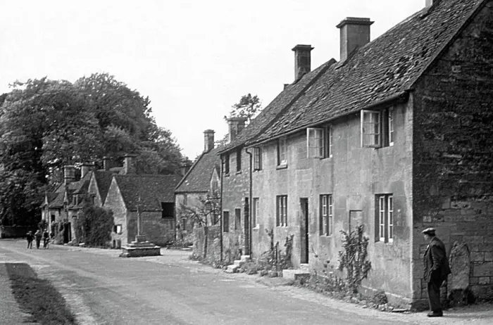 Framed Print : Stanton Gloucestershire early 1900s Framed Print : Stanton Gloucestershire early 1900s