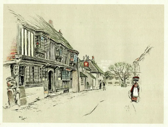 Framed Print : The Star Inn, Alfriston, Sussex Framed Print : The Star Inn, Alfriston, Sussex