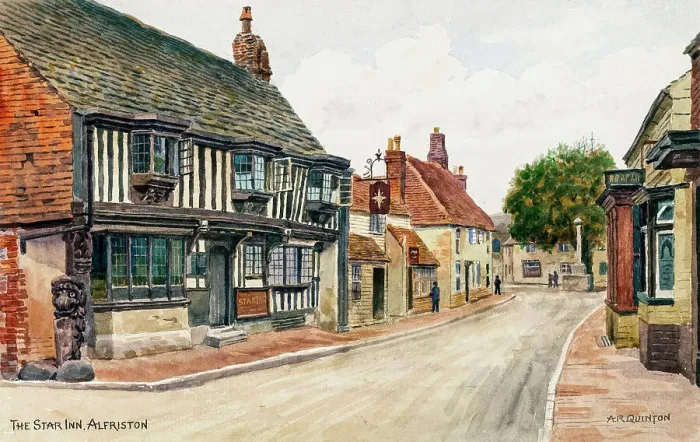 Framed Print : The Star Inn, Alfriston, Sussex Framed Print : The Star Inn, Alfriston, Sussex