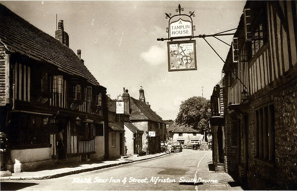 The Star Inn & Street, Alfriston, Sussex