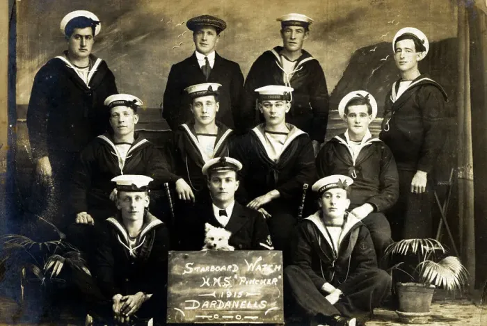Framed Print : The Starboard Watch - HMS Pincher - WW1 Framed Print : The Starboard Watch - HMS Pincher - WW1
