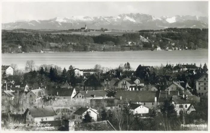 Framed Print : Starnberg, Bavaria, Germany - view across Starnberger See Framed Print : Starnberg, Bavaria, Germany - view across Starnberger See