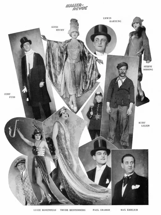 Framed Print : Some of the stars in An Aus Die, Admiralspalast, Berlin 192 Framed Print : Some of the stars in An Aus Die, Admiralspalast, Berlin 192