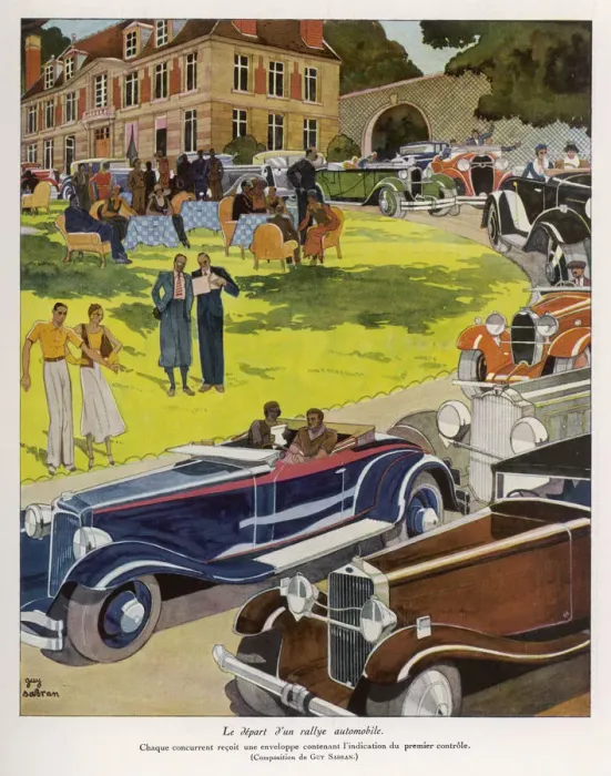 Framed Print : START OF A CAR RALLY Framed Print : START OF A CAR RALLY