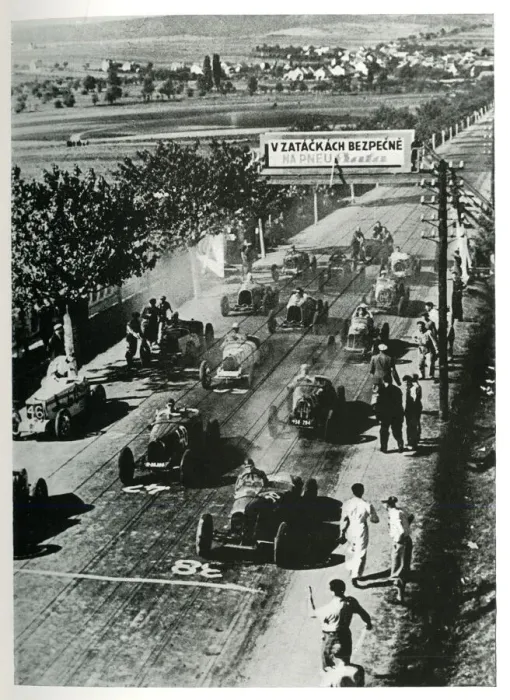 Framed Print : Start of Grand Prix of Czechoslovakia Framed Print : Start of Grand Prix of Czechoslovakia