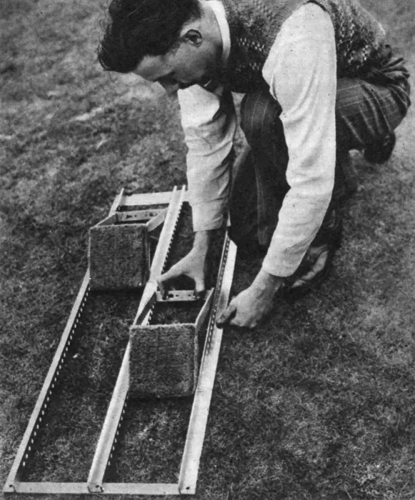 Framed Print : Starting blocks - 1948 Olympic Games Framed Print : Starting blocks - 1948 Olympic Games