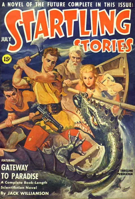 Framed Print : Startling Stories - Gateway to Paradise Framed Print : Startling Stories - Gateway to Paradise