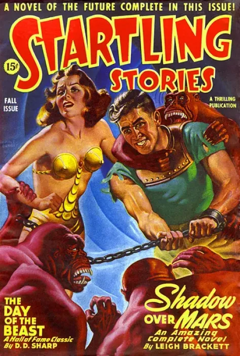 Framed Print : Startling Stories - Sci Fi Mag - Shadow Over Mars Framed Print : Startling Stories - Sci Fi Mag - Shadow Over Mars