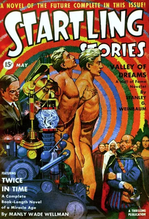 Framed Print : Startling Stories - Twice in Time Framed Print : Startling Stories - Twice in Time