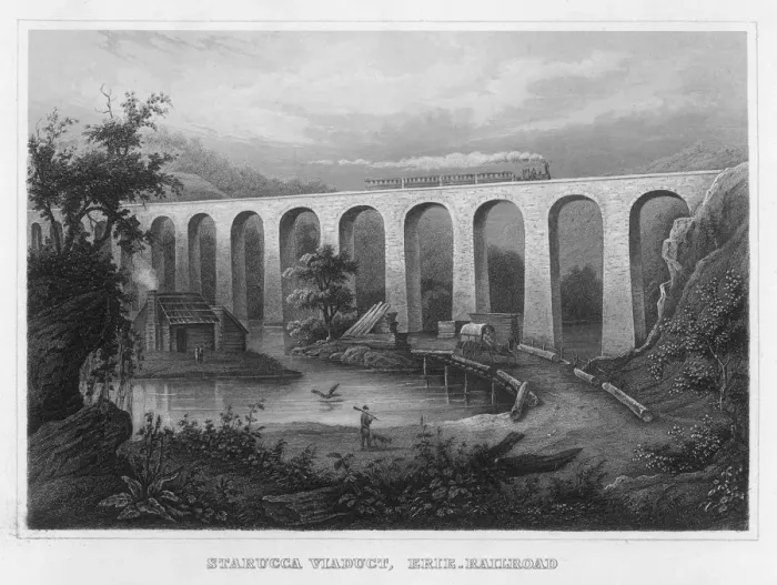 Framed Print : STARUCCA VIADUCT, USA Framed Print : STARUCCA VIADUCT, USA