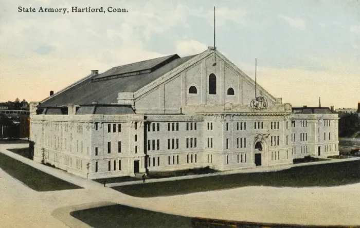 Framed Print : The State Armoury at Hartford, Connecticut Framed Print : The State Armoury at Hartford, Connecticut