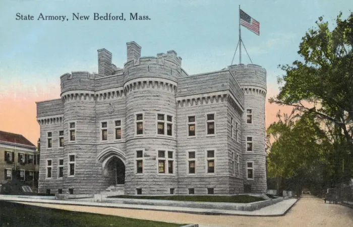 Framed Print : State Armoury, New Bedford, Massachusetts, USA Framed Print : State Armoury, New Bedford, Massachusetts, USA
