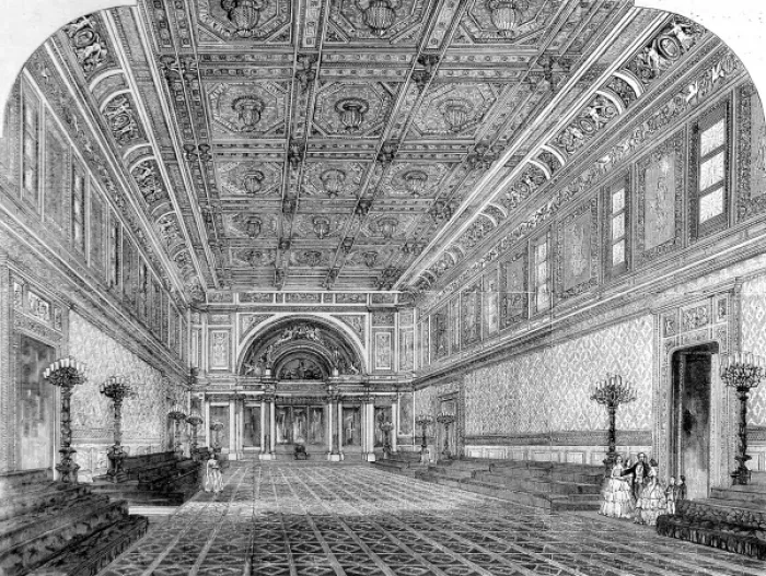 Framed Print : The State Ball Room, Buckingham Palace, 1856 Framed Print : The State Ball Room, Buckingham Palace, 1856