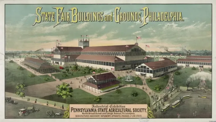 Framed Print : State fair buildings and grounds, Philadelphia Framed Print : State fair buildings and grounds, Philadelphia
