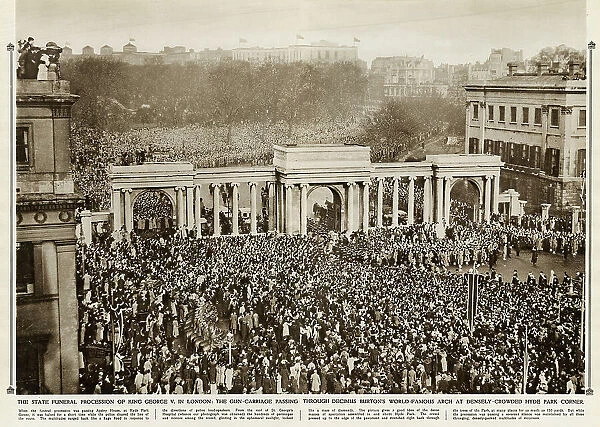 State funeral of King George V in London