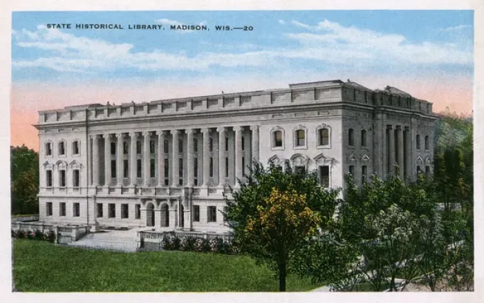 Framed Print : State Historical Library - Madison, Wisconsin Framed Print : State Historical Library - Madison, Wisconsin
