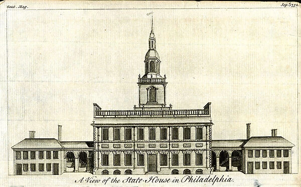The State House now Independence Hall, Philadelphia, USA