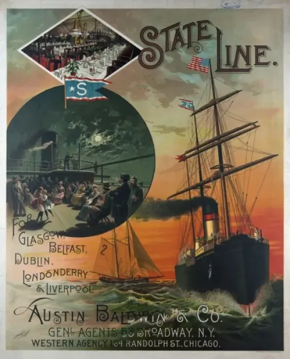 Framed Print : State Line--For Glasgow, Belfast, Dublin, Londonderry & Live Framed Print : State Line--For Glasgow, Belfast, Dublin, Londonderry & Live