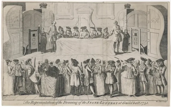 Framed Print : State Lottery 1751 Framed Print : State Lottery 1751