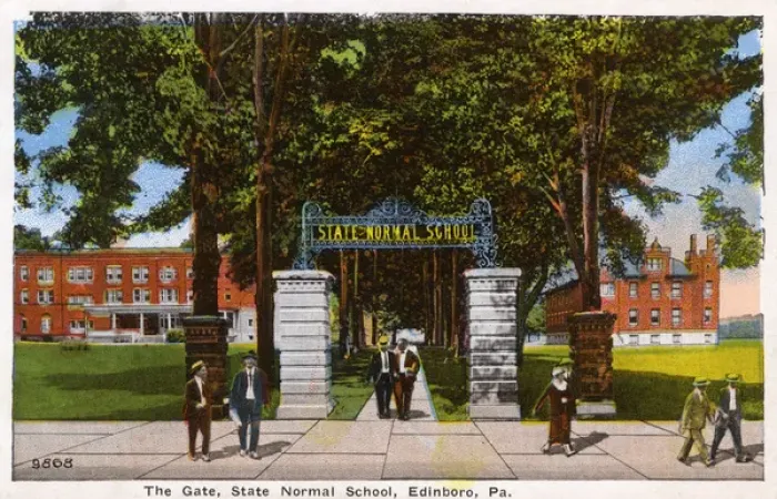 Framed Print : State Normal School, Edinboro, Pennsylvania, USA Framed Print : State Normal School, Edinboro, Pennsylvania, USA