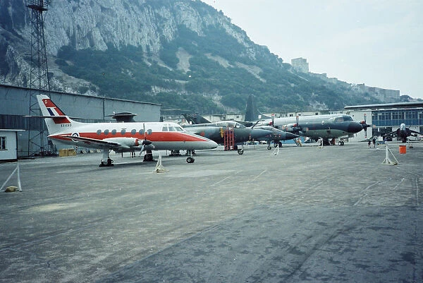 Static line-up for the air display at RAF Gibraltar
