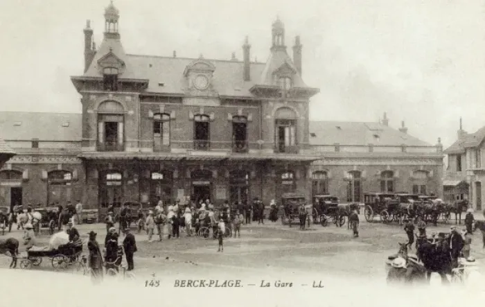 Framed Print : The Station at Berck-Plage, France Framed Print : The Station at Berck-Plage, France