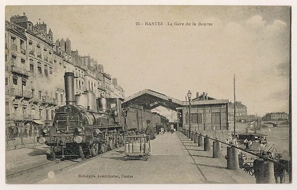 Station at Nantes. NANTES, Bretagne Gare de la Bourse