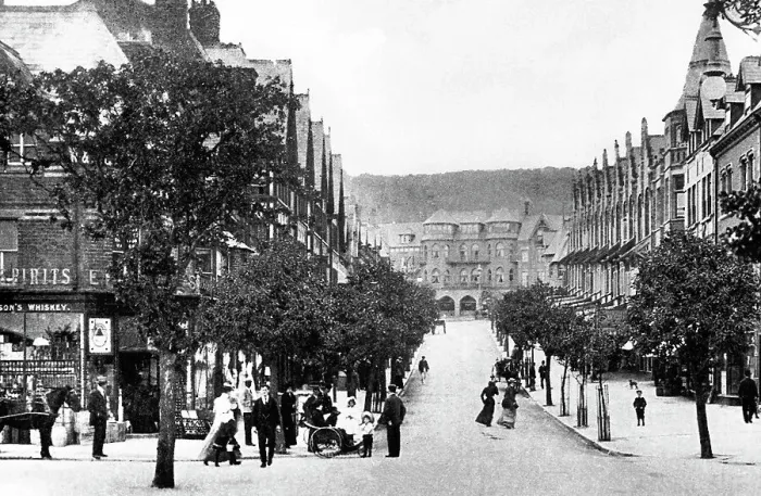 Framed Print : Station Road, Colwyn Bay Framed Print : Station Road, Colwyn Bay