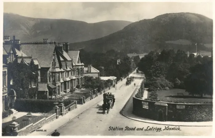 Framed Print : Station Road and Latrigg, Keswick, Cumbria, England Framed Print : Station Road and Latrigg, Keswick, Cumbria, England