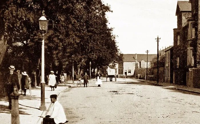 Framed Print : Station Road, March early 1900's Framed Print : Station Road, March early 1900's