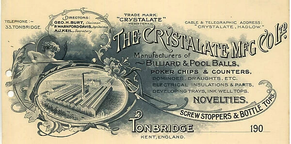 Stationery, Crystalate Manufacturing Co Ltd