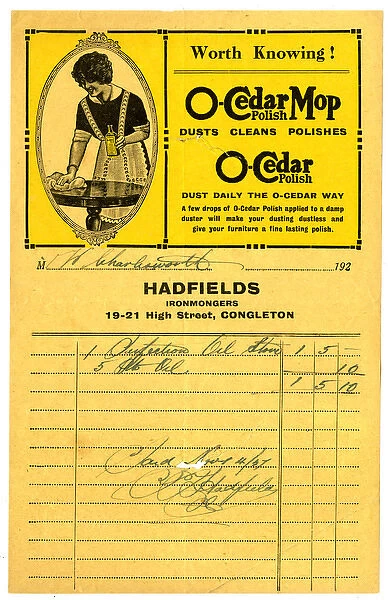 Stationery, Hadfields Ironmongers, Congleton, Cheshire