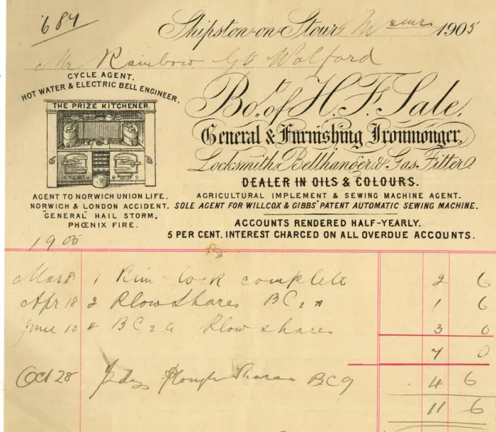 Framed Print : Stationery, Kitchen Ironmongers Framed Print : Stationery, Kitchen Ironmongers