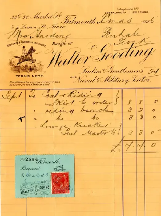 Framed Print : Stationery, Walter Gooding, tailor Framed Print : Stationery, Walter Gooding, tailor