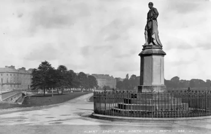 Framed Print : Statue of Albert - Perth, Scotland Framed Print : Statue of Albert - Perth, Scotland