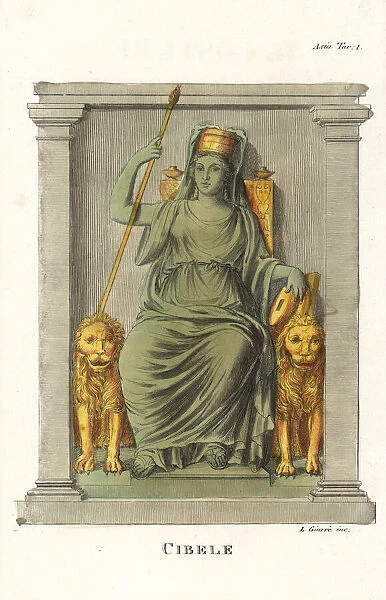 Statue of Cybele, the earth mother goddess