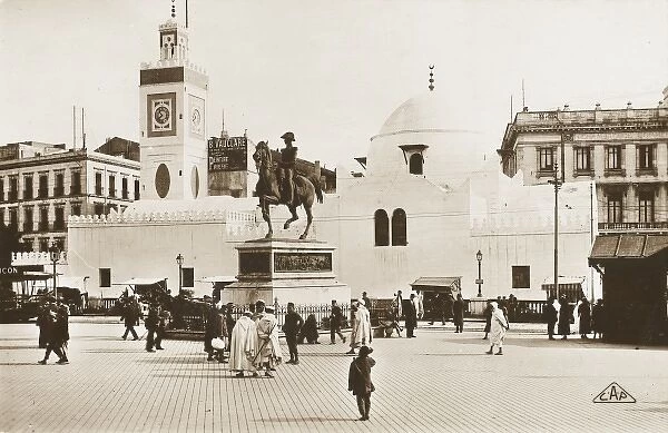 Statue of Duc D Orleans & Mosque - Algiers