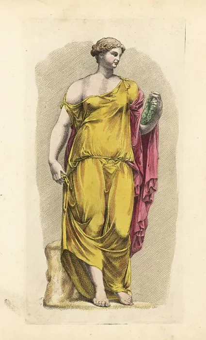 Framed Print : Statue of Flora, Roman goddess of flowers, holding a wreath Framed Print : Statue of Flora, Roman goddess of flowers, holding a wreath
