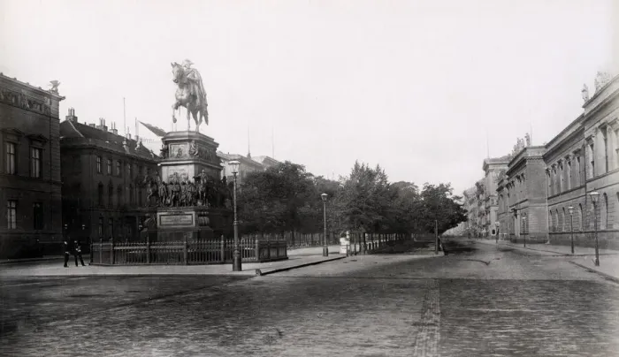 Framed Print : Statue Frederick the Great, Unter den Linden, Berlin, German Framed Print : Statue Frederick the Great, Unter den Linden, Berlin, German