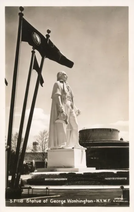 Framed Print : Statue of George Washington - New York Worlds Fair Framed Print : Statue of George Washington - New York Worlds Fair