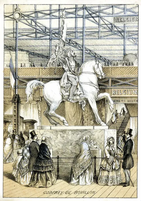Framed Print : Statue of Godfrey de Bouillon at the Great Exhibition Framed Print : Statue of Godfrey de Bouillon at the Great Exhibition